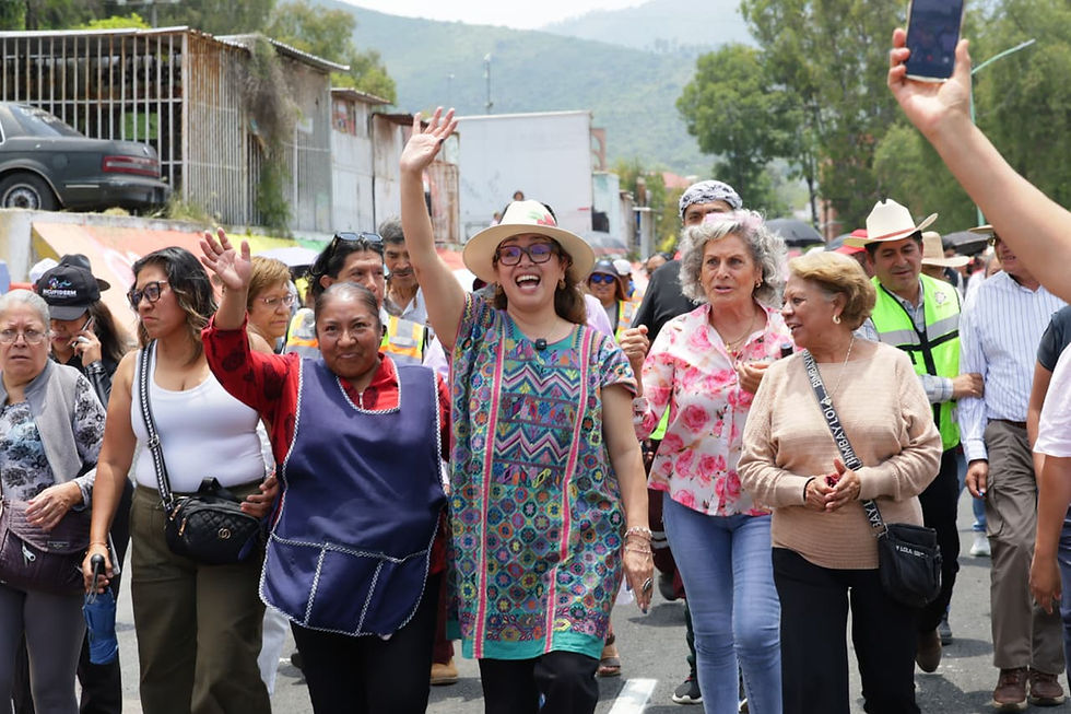 Tras 40 años de espera, Azucena Cisneros rescata la avenida Venustiano Carranza para 20 mil ecatepenses