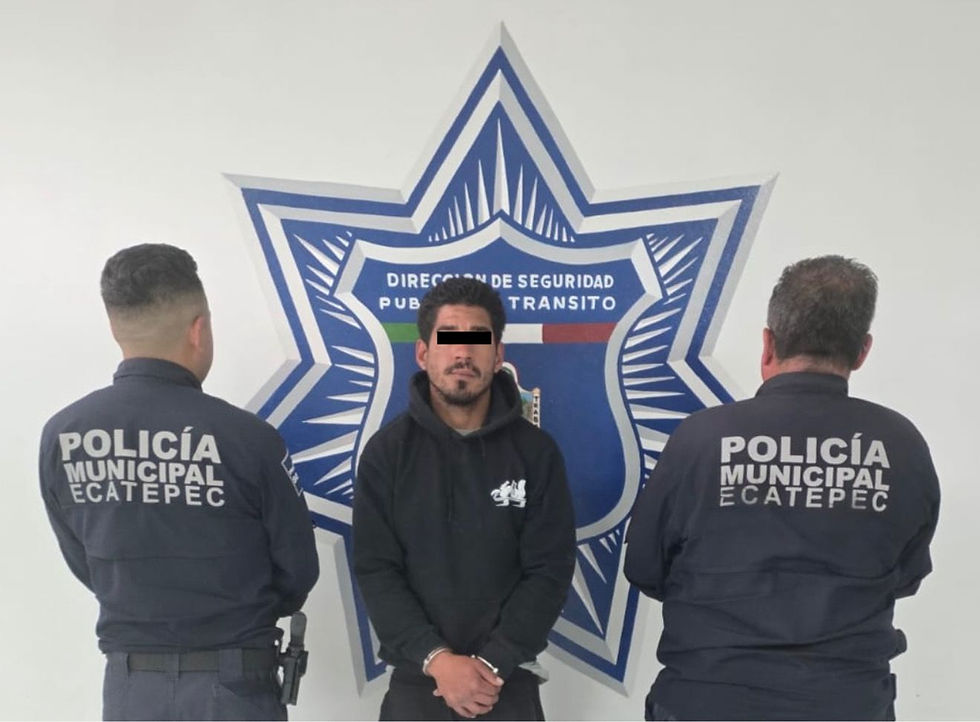 PATRULLAJE TERMINA CON DETENCIÓN DE PRESUNTO LADRÓN DE MOTOS EN LA COLONIA COLOSIO, ECATEPEC