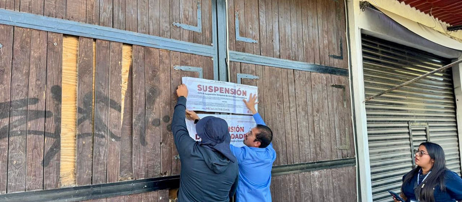 Clausuran bares irregulares en el Pueblo de Santa Bárbara, Cuautitlán Izcalli