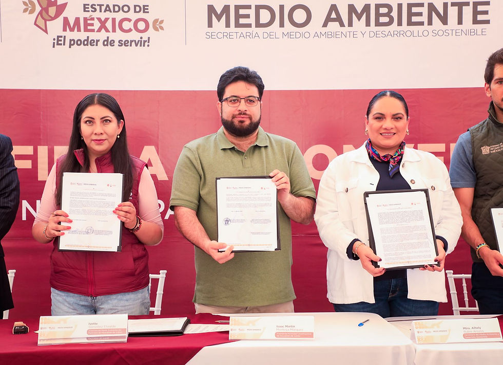FIRMA ISAAC MONTOYA CONVENIOS DE COLABORACIÓN EN MATERIA AMBIENTAL