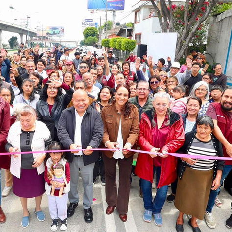 Con inversión superior a 2.3 mdp, el Gobierno de Tlalnepantla renueva la lateral de la autopista México-Querétaro