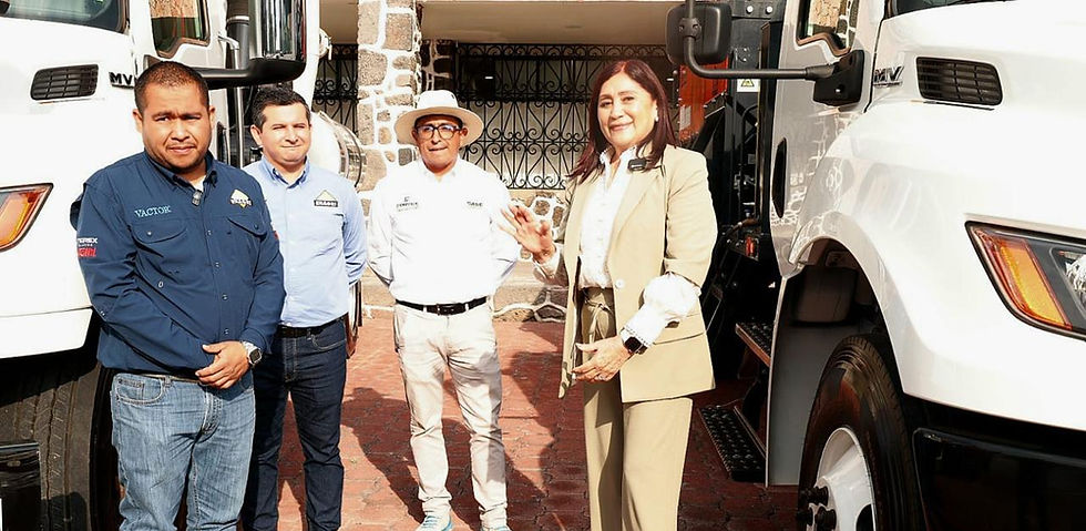 Rosi Wong refuerza el bacheo en Tecámac con nueva maquinaria