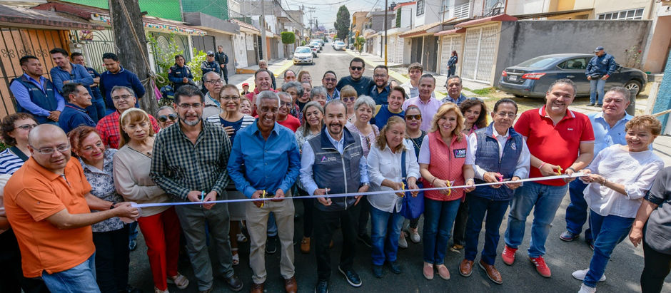 Pedro Rodríguez impulsa obra pública en Atizapán con rehabilitación vial en Villas de la Hacienda