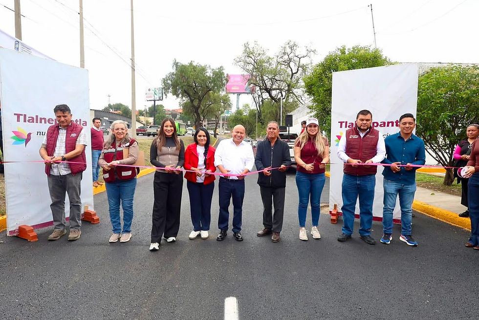 Raciel Pérez entrega renovación de la lateral México-Pachuca y mejora el tránsito local