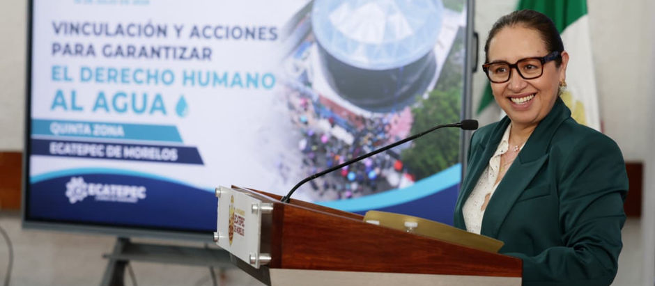 Gobierno de Azucena Cisneros eleva de 30% a 85% el suministro de agua en la Quinta Zona de Ecatepec