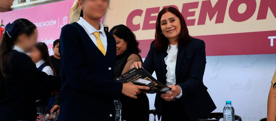 Con nuevas obras en escuelas, Rosi Wong acompaña el cierre del ciclo escolar