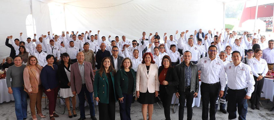 ENTREGA ROSI WONG ESTÍMULOS Y EQUIPO A PROTECCIÓN CIVIL Y BOMBEROS DE TECÁMAC