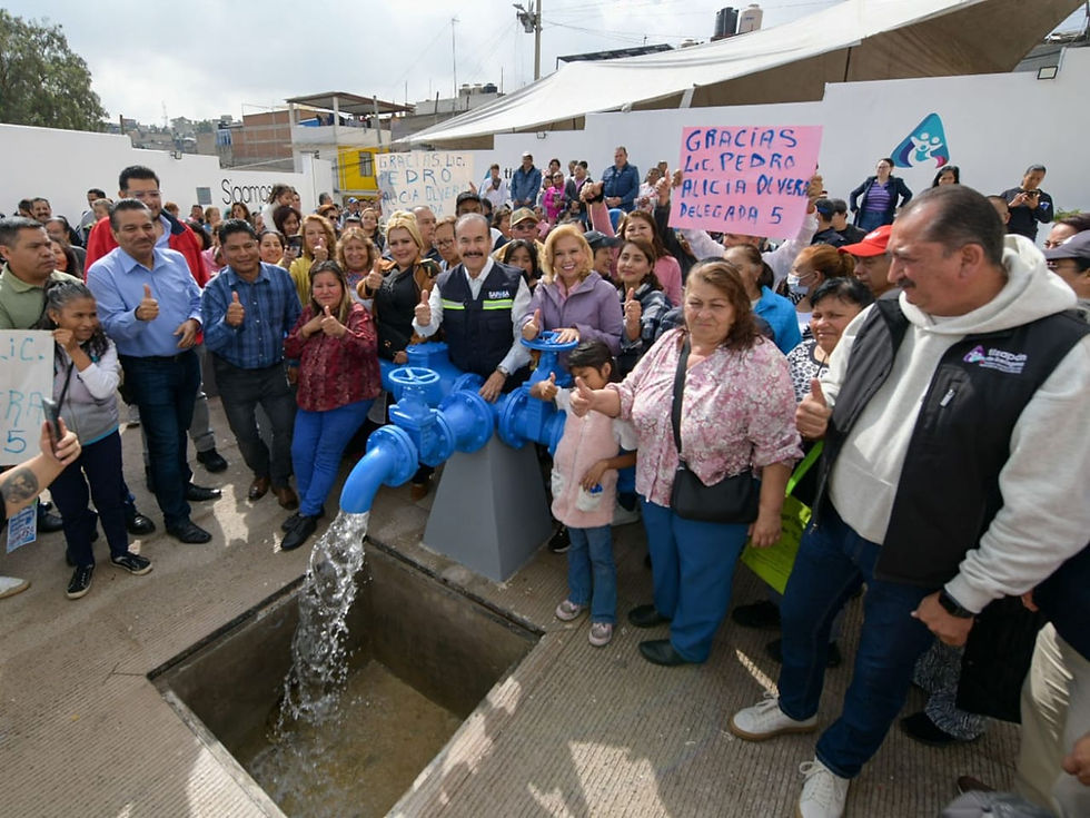 Con nuevo pozo, Pedro Rodríguez mejora abasto de agua para 30 mil atizapenses