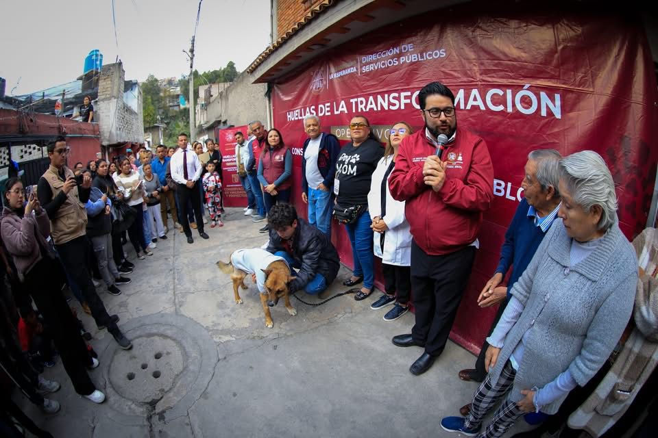 Con Huellas de la Transformación, Isaac Montoya recupera espacios públicos en San Lorenzo Totolinga