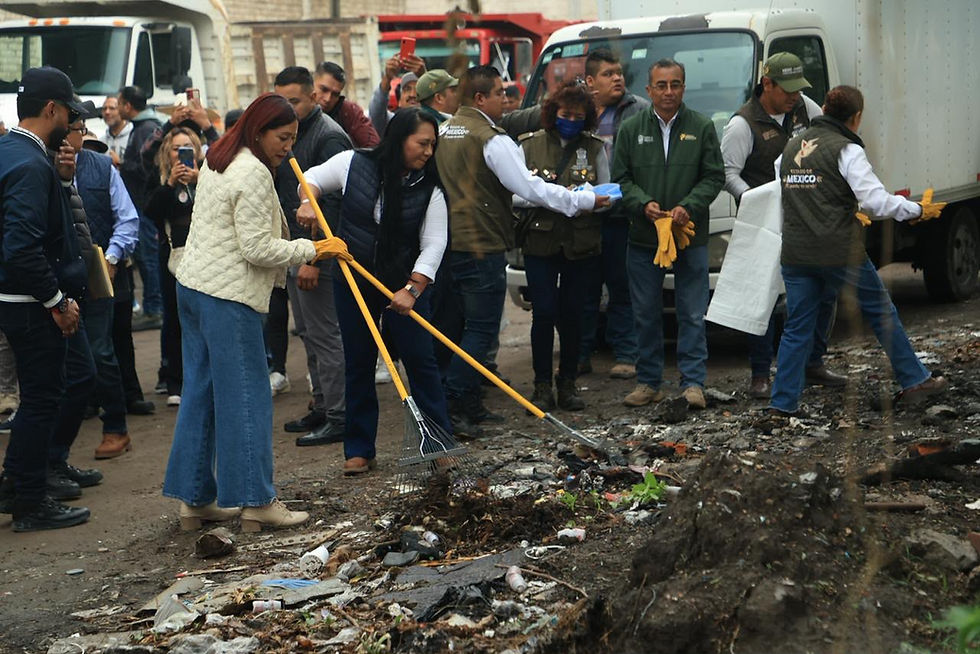 RETIRAN 400 TONELADAS DE BASURA DURANTE MEGA JORNADA AMBIENTAL EN TECÁMAC