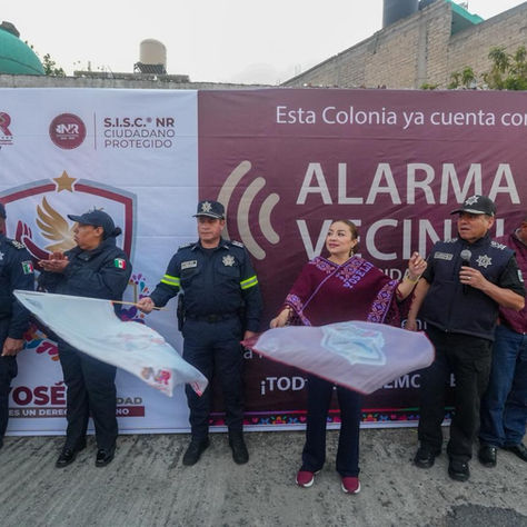 Impulsa Yoselin Mendoza red vecinal de seguridad en Granjas Guadalupe con “Guardianes por la Paz”