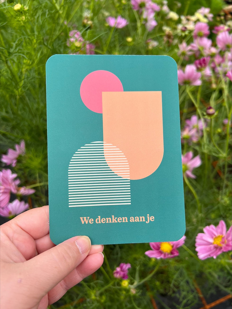 We denken aan je