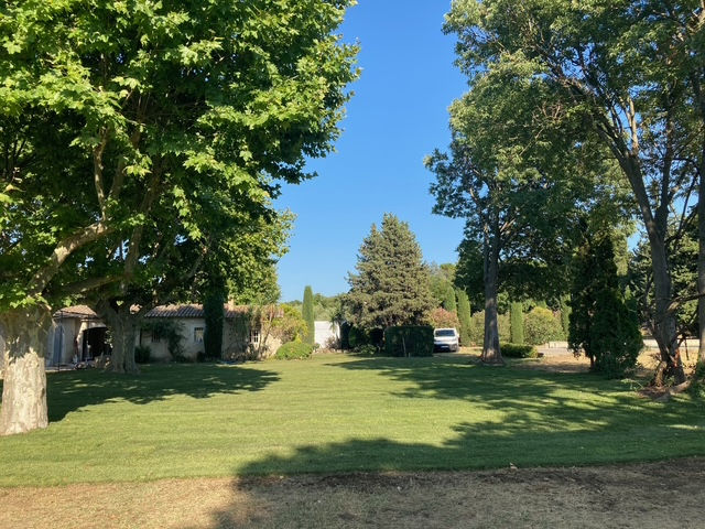 Réalisation Aubanel Paysage paysagiste à Caromb dans le Vaucluse : débroussaillage, élagage, entretien de jardin et aménagement extérieur