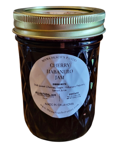 Cherry Habanero Jam | Mama Peach's Pantry
