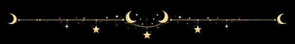 Moon and Stars Divider