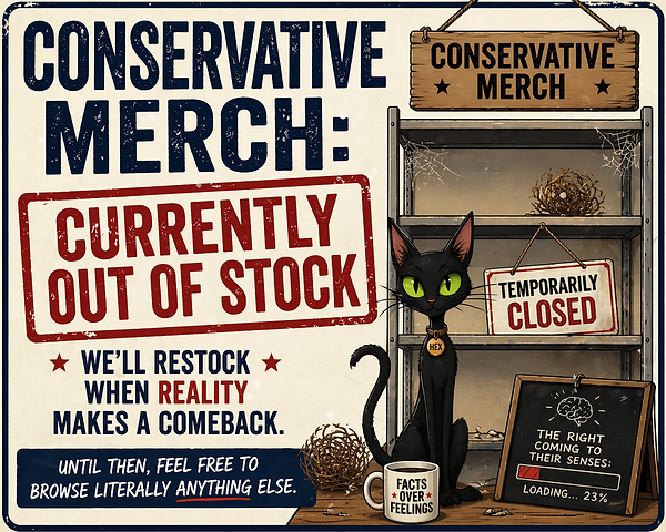 Conservative Merch Out of Stock