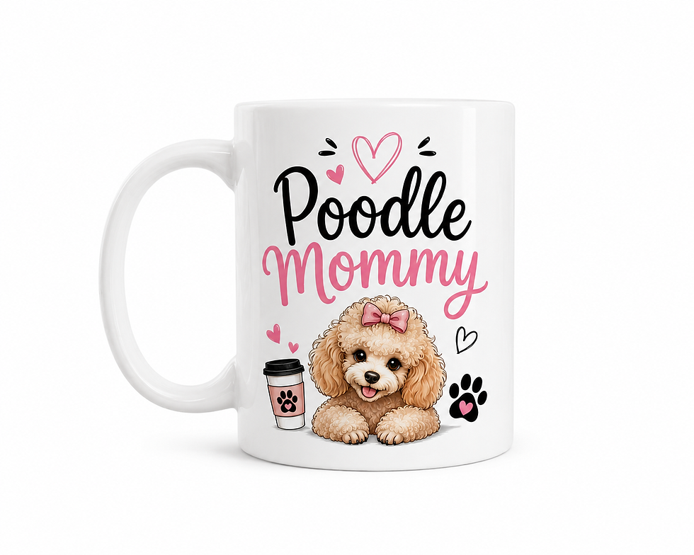 Poodle Mommy Mug For Dog Lovers