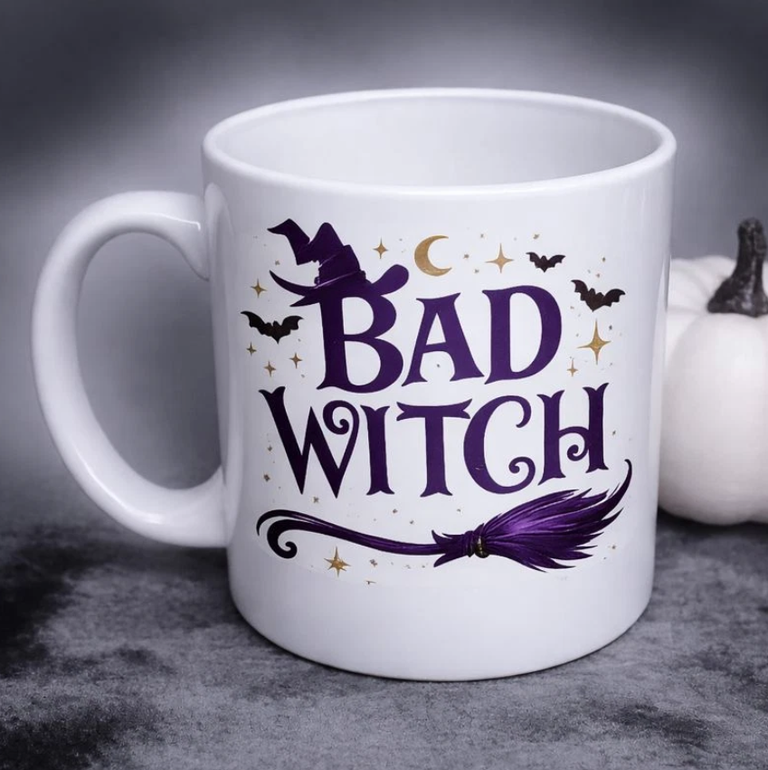 Bad Witch Witchy Halloween Coffee Mug