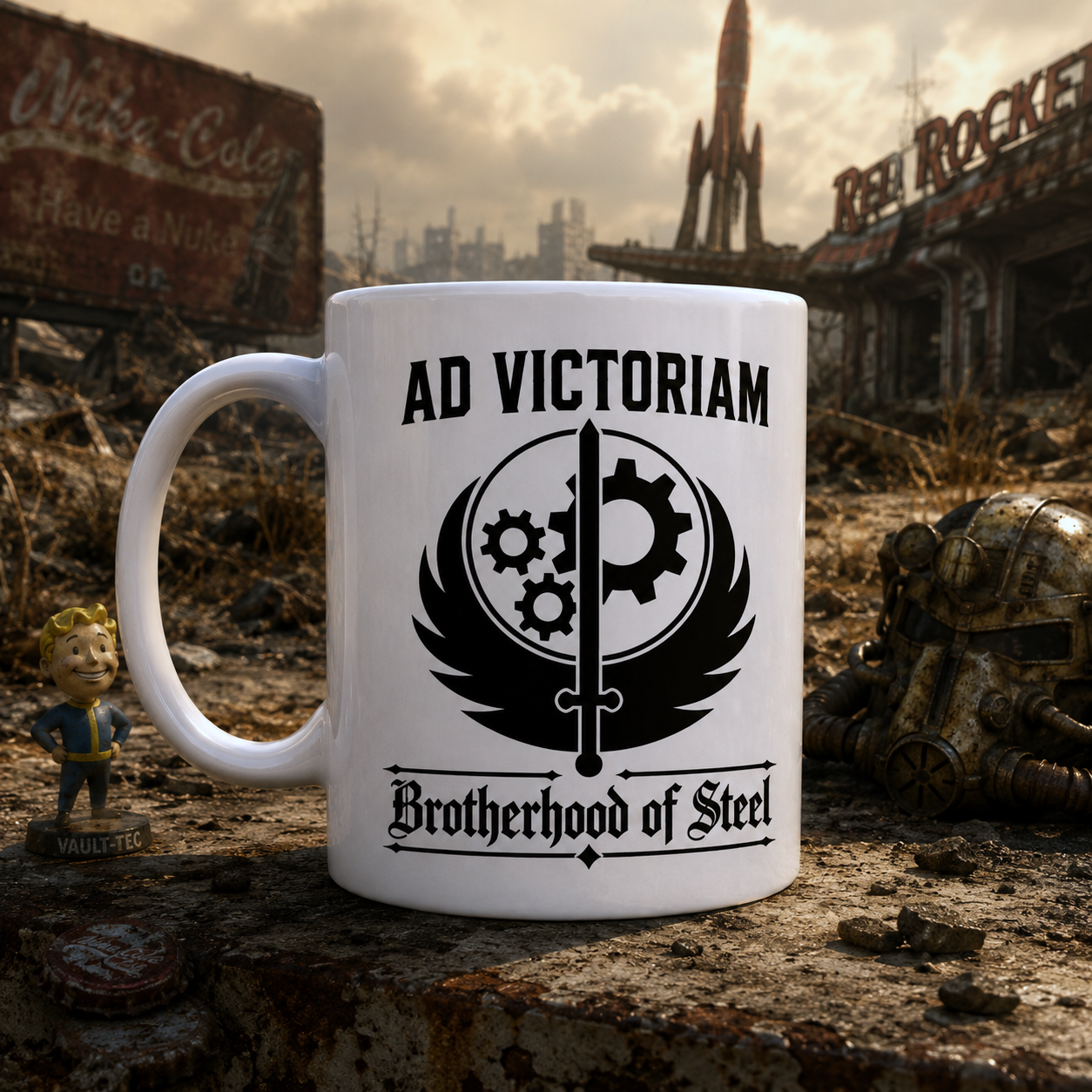 Fallout AD VICTORIAM Brotherhood of Steel Mug