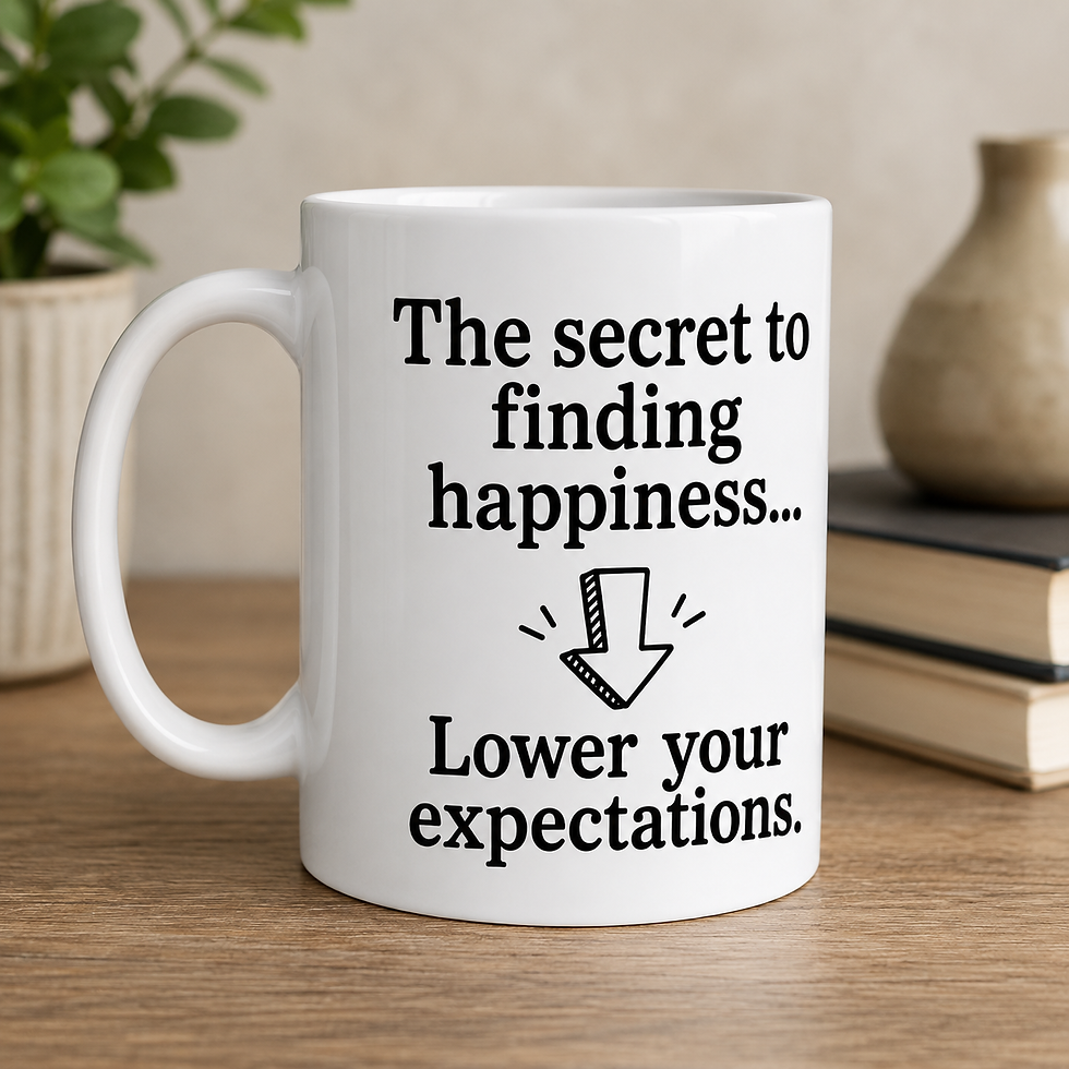 The Secret To Finding Happiness Mug