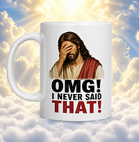 Facepalming Jesus Mug