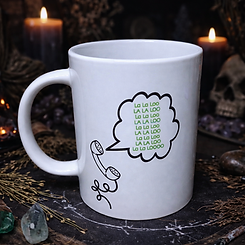 Bell Book and Candle Witch Queenie’s La La Loo Telephone Spell Mug