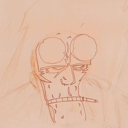 Proceso tintas Hellboy