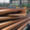 Create a high-resolution image of EN19 Alloy Steel bars and components in an industrial se