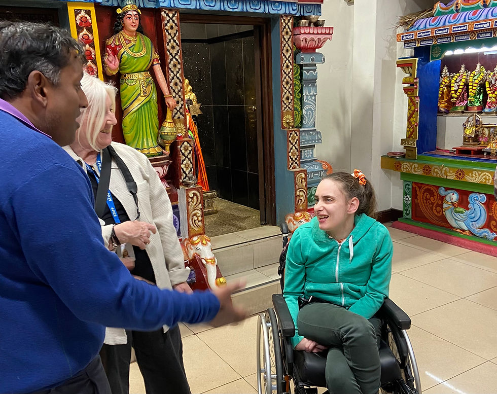 Visit to the Hindu Temple