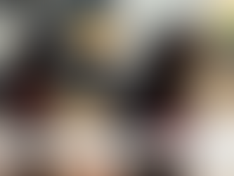 A black dog with a red collar sniffs a plate of food on a blue chair. Patterned wall, wooden floor. Text reads, "Can She Detect Trace Amounts of Gluten?"