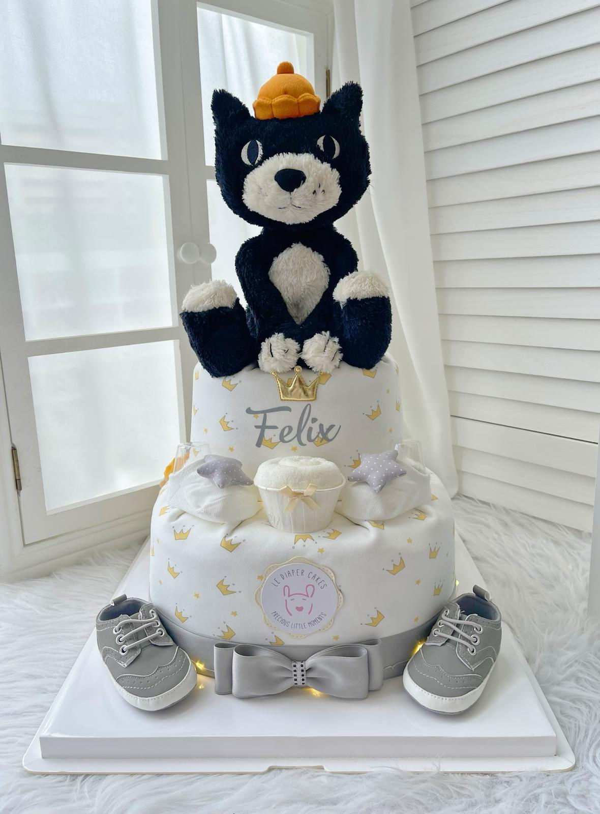 Two Tier Jellycat Diaper Cake (Jack)