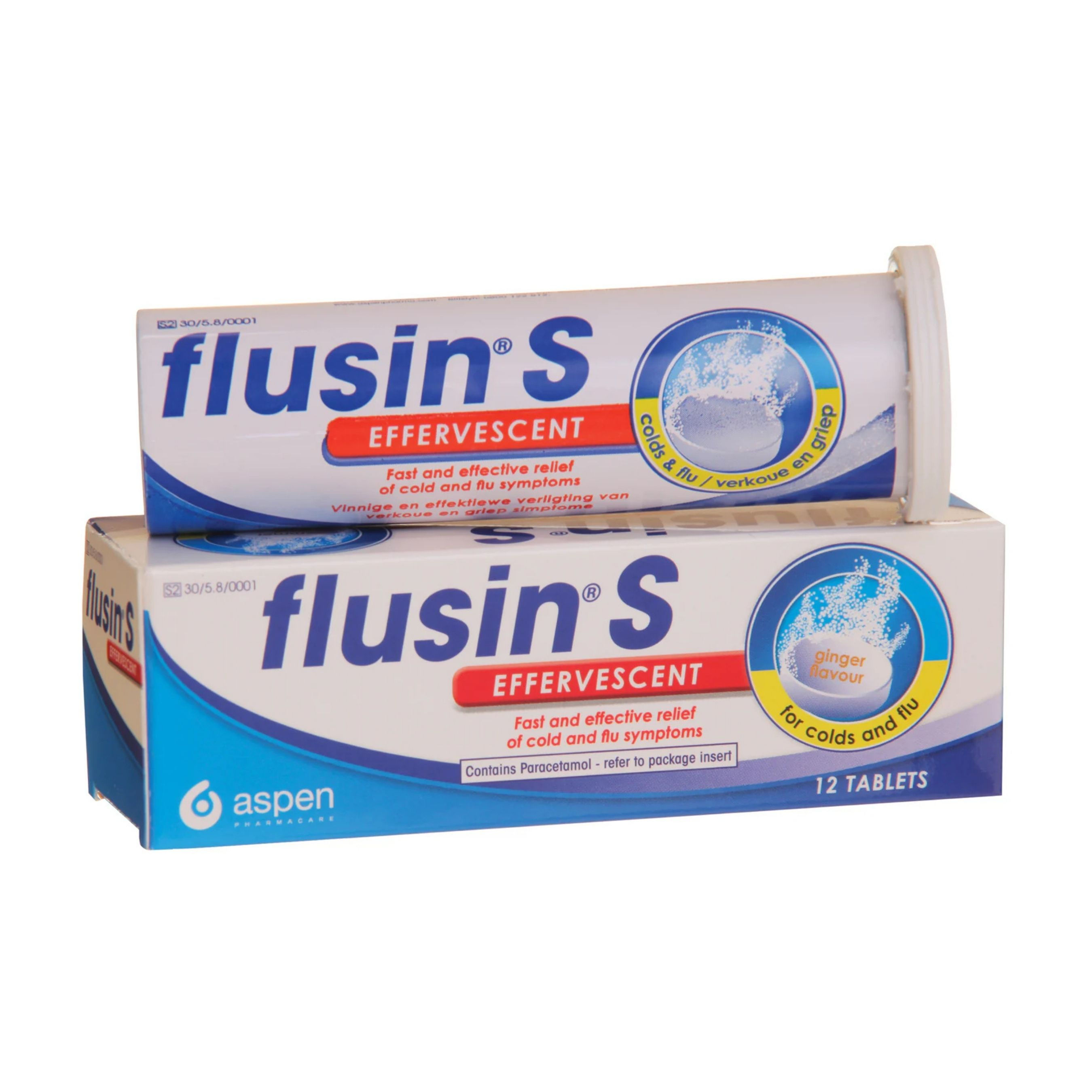 Flusin S Effervescent Tablets 12s