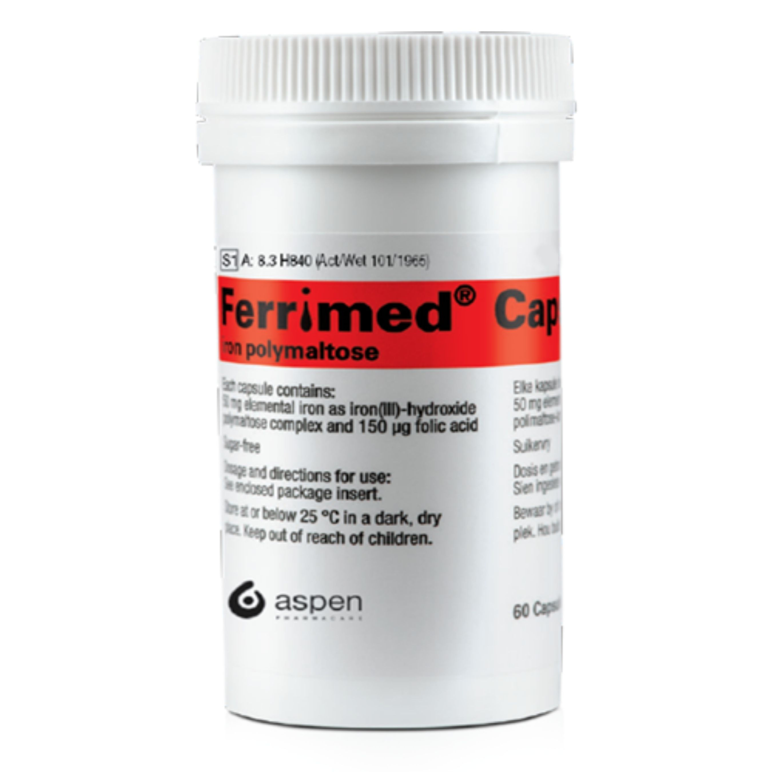 Ferrimed Iron Polymaltose 60 Capsules
