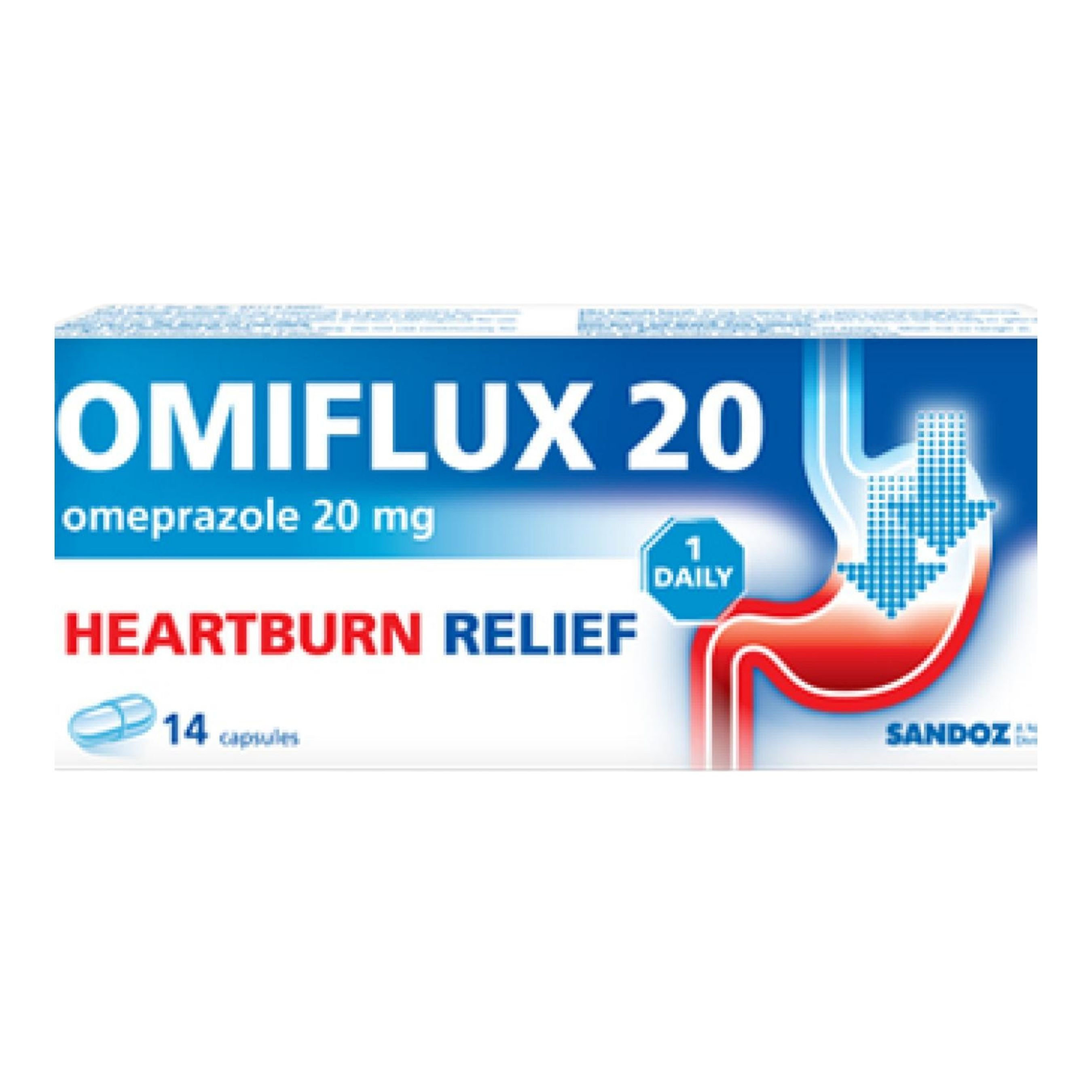 Omiflux 20mg Capsules 14's