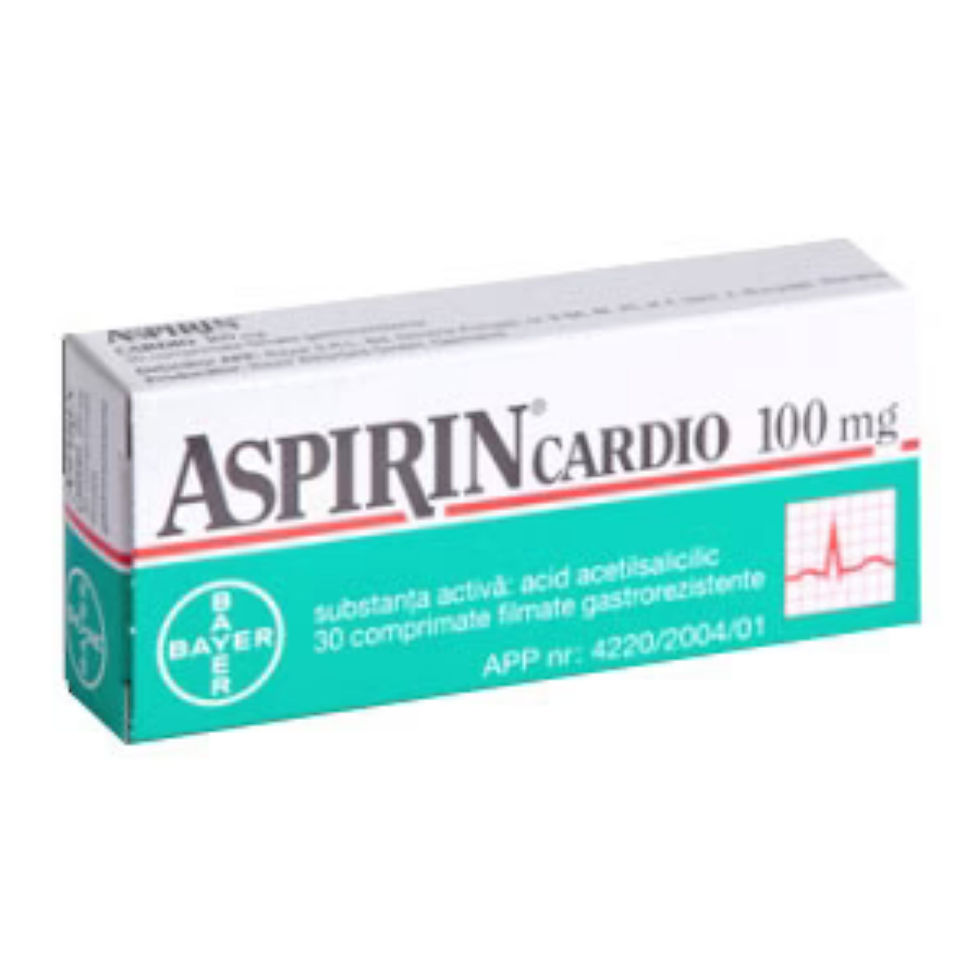 Bayer 100mg Aspirin Cardio Tablets 30 Tablets