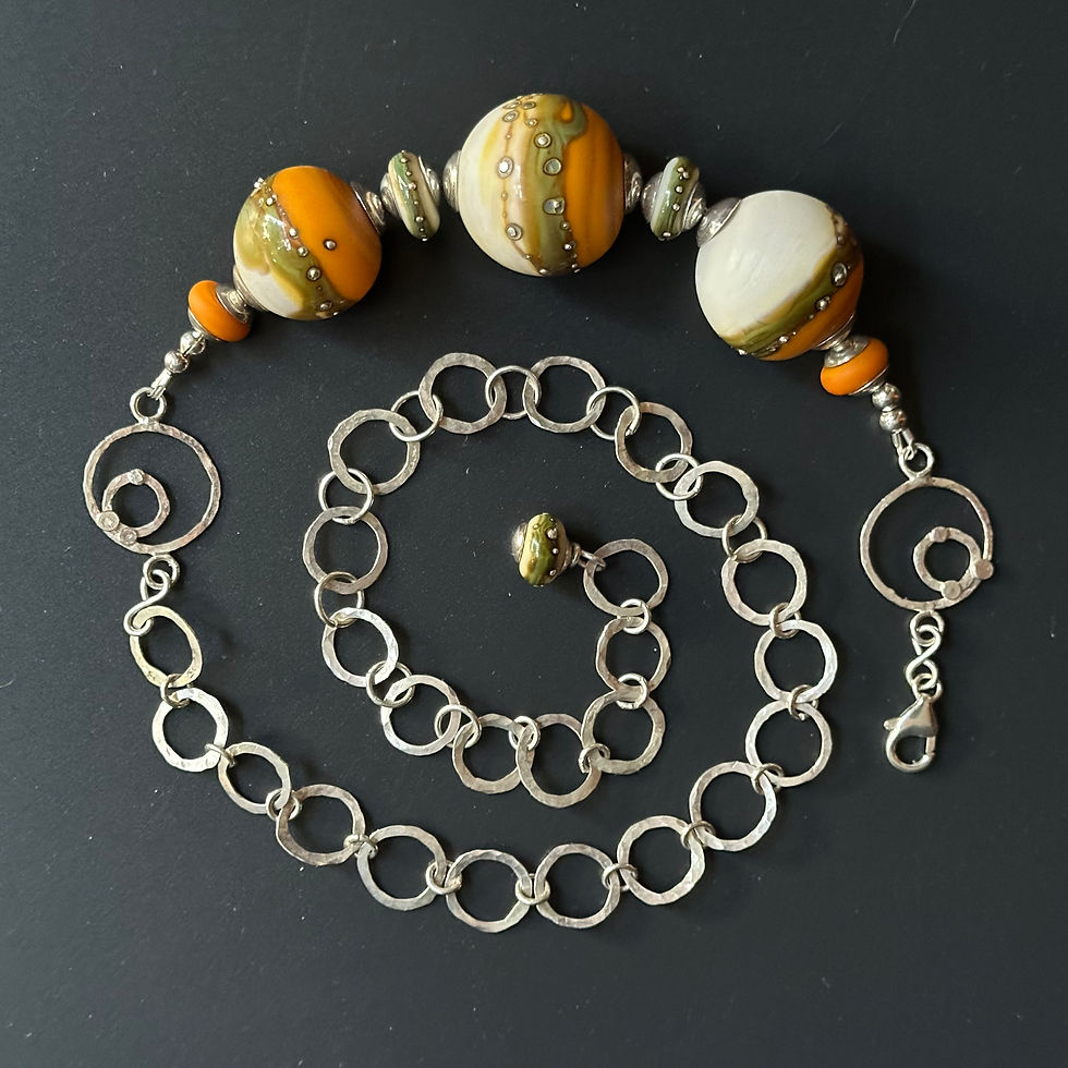 Thumbnail: A Little Bit Out There Statement Necklace (SKU:CBOTSN01)