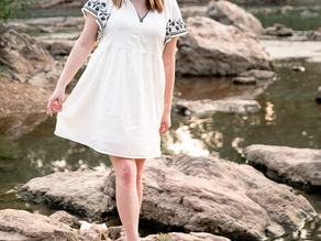 Elcee Summer Senior Session at Grand Falls in Joplin, MO