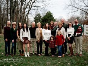 Family Christmas Photo Session at The Grove Carthage