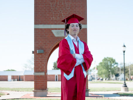 Celebrate Cooper's Graduation with Webb City Senior Photos