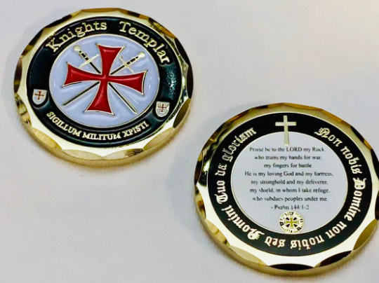 Knights Templar Prayer Coin