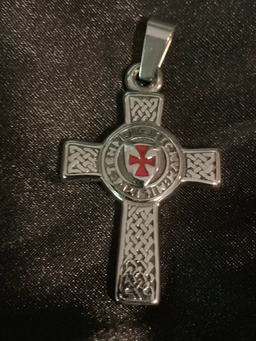 Thumbnail: Templar Cross Necklace