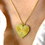 Thumbnail: Sunburst Heart Pendant Chain in Sterling Silver – Rhaya Jewels