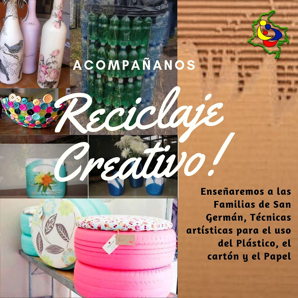 TALLER DE RECICLAJE CREATIVO