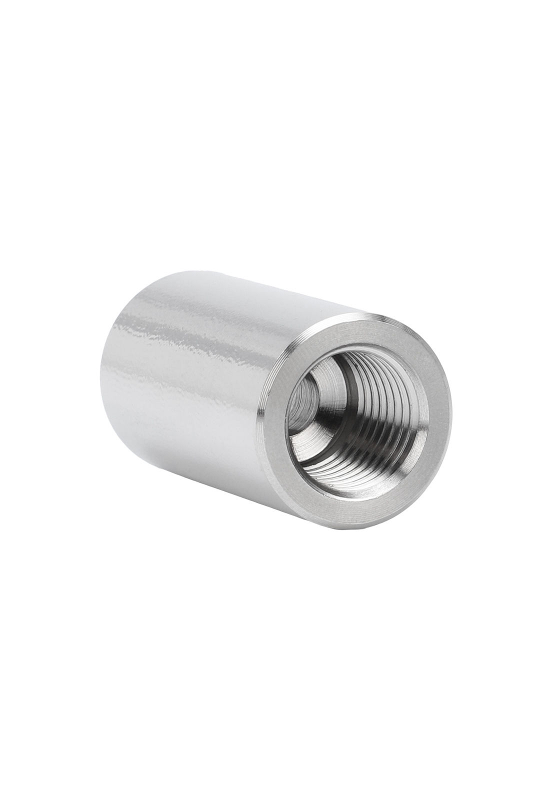 Unión Simple Roscada en Acero Inoxidable NPT Lisa