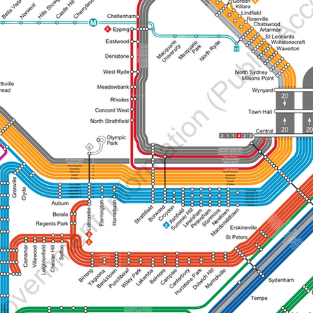 Sydney Trains Service Diagram