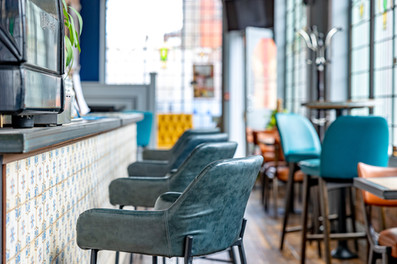 an interior shot of a restaurant
