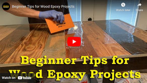 New Video: Wood Epoxy Coatings for Tables, Bars and Countertops