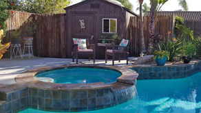 Outdoor bathroom built with Saniflo macerating toilet