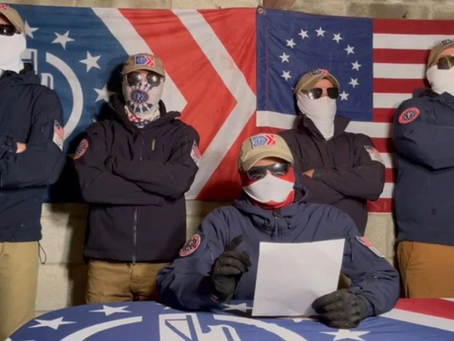 A fascist and white supremacist strikes again