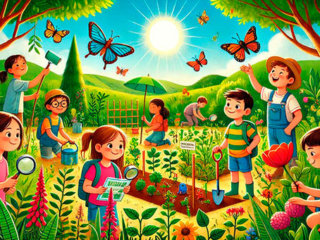 Reconectando crianças à natureza